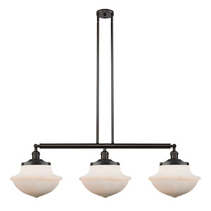 Oxford - 3 Light Stem Adjustable Island-12 Inch Tall and 42 Inch Wide - 1422841