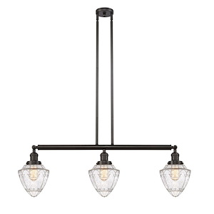 Bullet - 3 Light Stem Adjustable Island-15.25 Inch Tall and 38 Inch Wide - 1422619