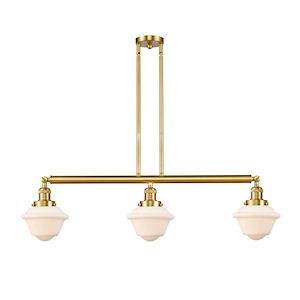 Oxford - 100W 3 LED Stem Adjustable Island-10 Inch Tall and 40 Inch Wide - 1422584