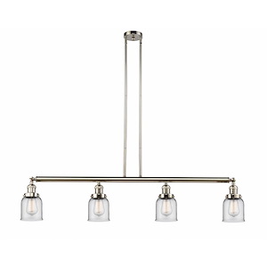Bell - 4 Light Island In Industrial Style-10 Inches Tall and 49.63 Inches Wide - 1289143