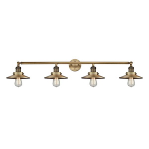 Railroad - 4 Light Adjustable Bath Vanity-6 Inch Tall and 44 Inch Wide - 1424635