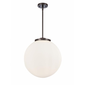 Beacon - 3 Light Pendant In Industrial Style-17 Inches Tall and 16 Inches Wide