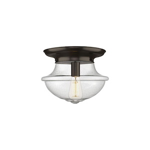 Oxford - 1 Light Flush Mount-9.63 Inch Tall and 11.75 Inch Wide - 1422933