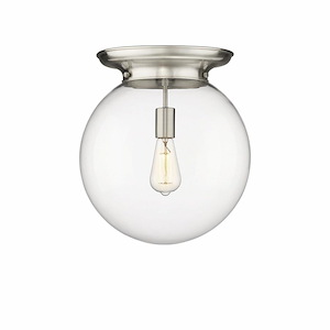 Beacon - 1 Light Flush Mount In Traditional Style-15.25 Inches Tall and 14 Inches Wide