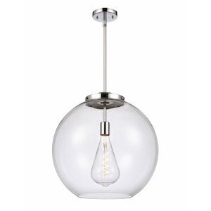 Athens - 1 Light Pendant In Industrial Style-18.38 Inches Tall and 17.75 Inches Wide