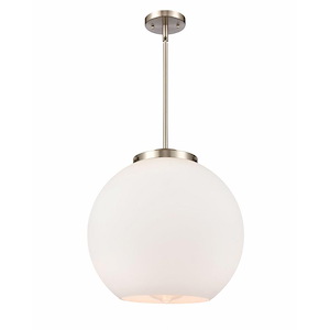 Athens - 1 Light Pendant In Industrial Style-16.38 Inches Tall and 15.75 Inches Wide - 1289158