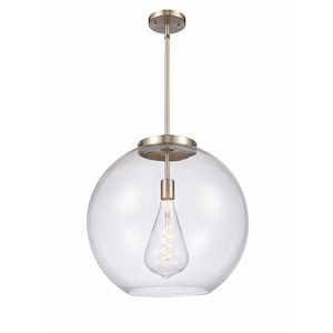 Athens - 1 Light Pendant In Industrial Style-18.38 Inches Tall and 17.75 Inches Wide - 1289236