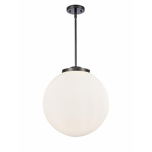Beacon - 3 Light Pendant In Industrial Style-17 Inches Tall and 16 Inches Wide