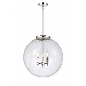 Beacon - 3 Light Pendant In Industrial Style-19 Inches Tall and 18 Inches Wide