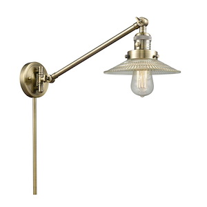 Halophane - 1 Light Adjustable Swing Arm Wall Sconce-25 Inch Tall and 8.5 Inch Wide - 1289152