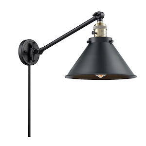 Briarcliff - 1 Light Adjustable Swing Arm Wall Sconce-25 Inch Tall and 10 Inch Wide - 1289245