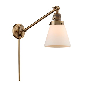 Cone - 1 Light Adjustable Swing Arm Wall Sconce-25 Inch Tall and 6.25 Inch Wide - 1289181