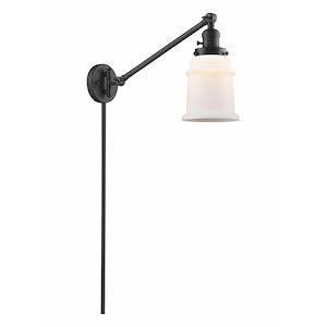 Canton - 1 Light Swing Arm Wall Sconce In Industrial Style-25 Inches Tall and 8 Inches Wide - 1289240
