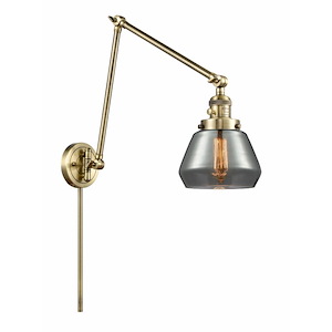 Fulton - 1 Light Double Extension Swing Arm Wall Sconce In Industrial Style-30 Inches Tall and 8 Inches Wide