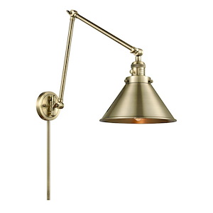 Briarcliff - 1 Light Adjustable Swing Arm Wall Sconce-30 Inch Tall and 10 Inch Wide - 1423140