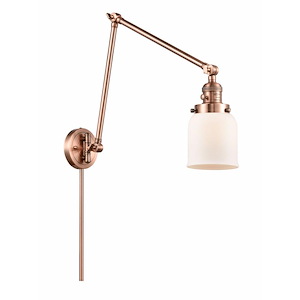 Bell - 1 Light Swing Arm Wall Sconce In Industrial Style-30 Inches Tall and 8 Inches Wide - 1289193