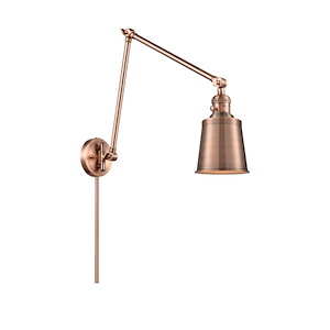 Addison - 1 Light Adjustable Swing Arm Wall Sconce-30 Inch Tall and 8 Inch Wide - 1423569
