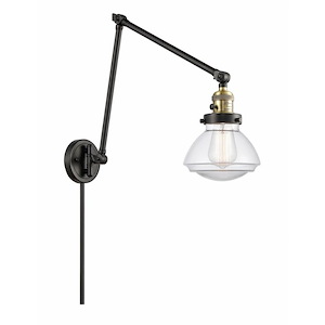 Olean - 1 Light Double Extension Swing Arm Wall Sconce In Industrial Style-27.75 Inches Tall and 8.75 Inches Wide