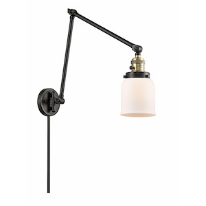 Bell - 1 Light Swing Arm Wall Sconce In Industrial Style-30 Inches Tall and 8 Inches Wide - 1289193