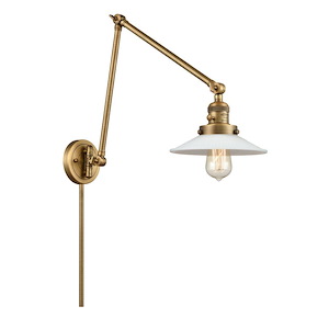 Halophane - 1 Light Adjustable Swing Arm Wall Sconce-30 Inch Tall and 8.5 Inch Wide - 1422983