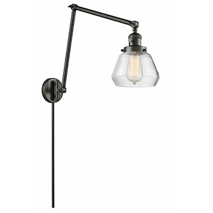 Fulton - 1 Light Double Extension Swing Arm Wall Sconce In Industrial Style-30 Inches Tall and 8 Inches Wide - 1289224