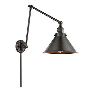 Briarcliff - 100W 1 LED Adjustable Swing Arm Wall Sconce-30 Inch Tall and 10 Inch Wide - 1423294