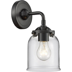 Small Bell-1 Light Wall Sconce in Transitional Style-5 Inches Wide by 9 Inches High