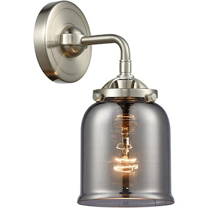 Small Bell-1 Light Wall Sconce in Transitional Style-5 Inches Wide by 9 Inches High