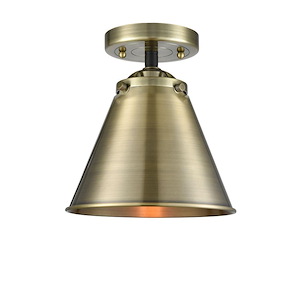 Appalachian - 1 Light Semi-Flush Mount-8.5 Inch Tall and 8 Inch Wide - 1423573