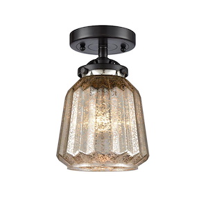Chatham - 1 Light Semi-Flush Mount-10.38 Inch Tall and 7 Inch Wide - 1423307