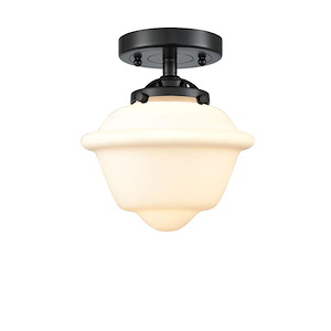 Oxford - 100W 1 LED Semi-Flush Mount-8.13 Inch Tall and 7.5 Inch Wide - 1423309
