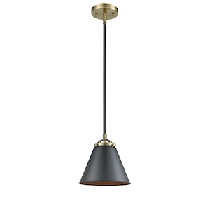 Appalachian - 100W 1 LED Stem Hung Mini Pendant-7.75 Inch Tall and 8 Inch Wide - 1423575