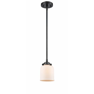 Bell - 1 Light Stem Hung Mini Pendant In Industrial Style-7.38 Inches Tall and 5 Inches Wide - 1289200