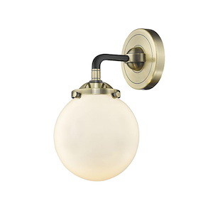 Beacon - 1 Light Glass Wall Sconce-9 Inch Tall and 6 Inch Wide - 1289243