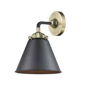 Nouveau - 1 Light Appalachian Wall Sconce In TransitionalStyle-9.38 Inches Tall and 8 Inches Wide - 1266224