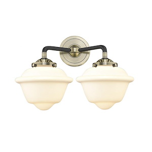 Oxford - 2 Light Bath Vanity-11 Inches Tall and 15.5 Inches Wide