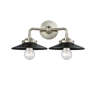 Railroad - 2 Light Bath Vanity-7.25 Inch Tall and 16 Inch Wide - 1423086