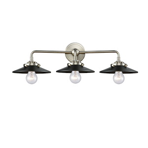 Railroad - 3 Light Bath Vanity-5.25 Inch Tall and 26 Inch Wide - 1423192