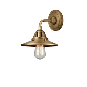 Railroad - 1 Light Wall Sconce-6.38 Inch Tall and 8 Inch Wide - 1425254