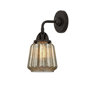 Chatham - 100W 1 LED Wall Sconce-12.38 Inch Tall and 7 Inch Wide - 1423128