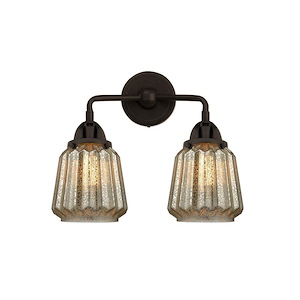 Chatham - 100W 2 LED Bath Vanity-14.38 Inch Tall and 14 Inch Wide - 1423196