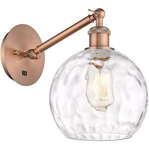 Athens - 1 Light Wall Sconce In Industrial Style-12.38 Inches Tall and 8 Inches Wide