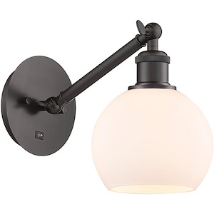 Athens - 1 Light Wall Sconce In Industrial Style-10.5 Inches Tall and 6 Inches Wide