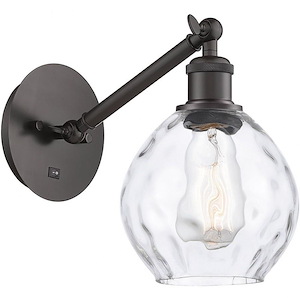 Waverly - 1 Light Small Wall Sconce In Industrial Style-10.88 Inches Tall and 6 Inches Wide