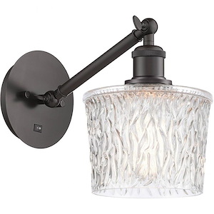 Niagra - 1 Light Wall Sconce In Art Nouveau Style-10.88 Inches Tall and 6.5 Inches Wide