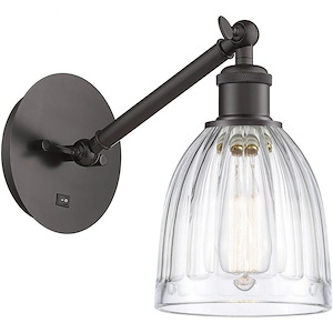 Brookfield - 1 Light Wall Sconce In Art Nouveau Style-11.38 Inches Tall and 5.75 Inches Wide