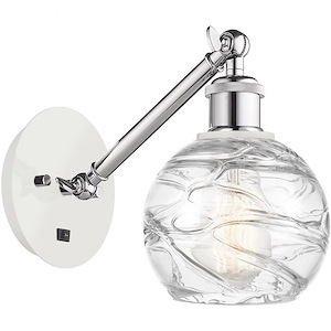 Athens - 1 Light Small Wall Sconce In Industrial Style-10.38 Inches Tall and 6 Inches Wide