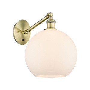 Athens - 1 Light Adjustable Wall Sconce-12 Inch Tall and 10 Inch Wide - 1387623