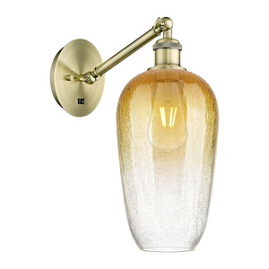 Brookhaven Flute - 1 Light Adjustable Wall Sconce-15 Inch Tall and 7 Inch Wide - 1387651