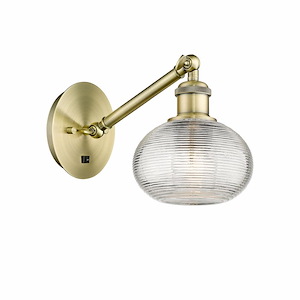 Ithaca - 1 Light Arm Adjusts Up and Down Wall Sconce In Industrial Style-7 Inches Tall and 6 Inches Wide - 1329912